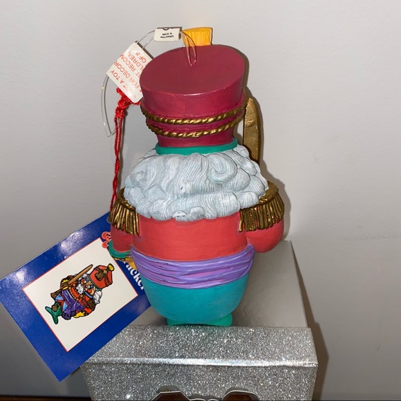 1991 Department 56 Nutcracker Ornament Hand Painted w/ Tags VGC HTF VTG - Picture 8 of 11